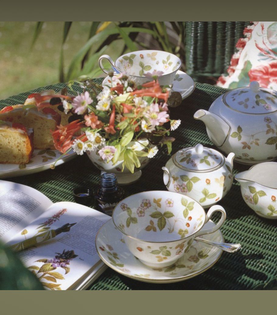 その他観葉植物 Wedg wood wild strawberry Wedgwood Wild Strawberry Teacup & Saucer Peony - British Isles