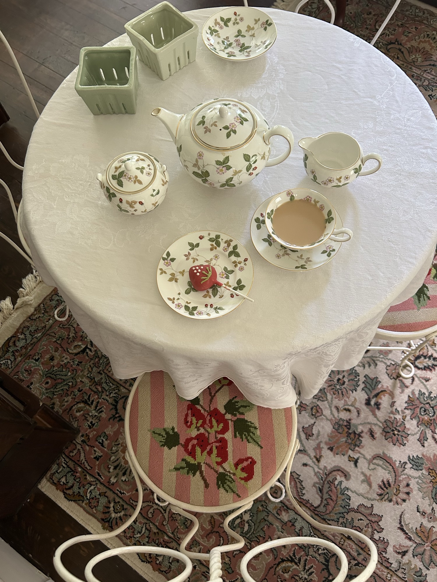 A Wedgwood Wild Strawberry Tea Story – Life on Kansas Street